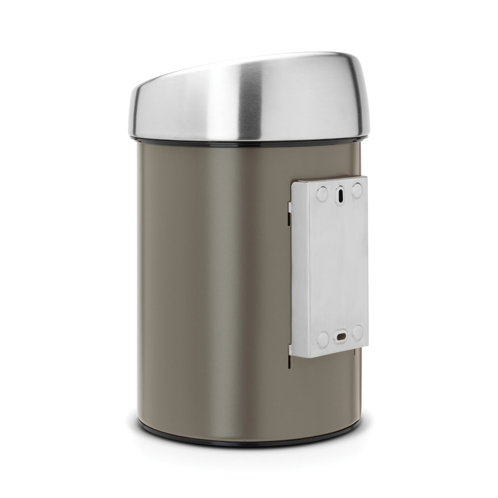 Touch Bin 3 litre - Platinum with Matt Steel Lid