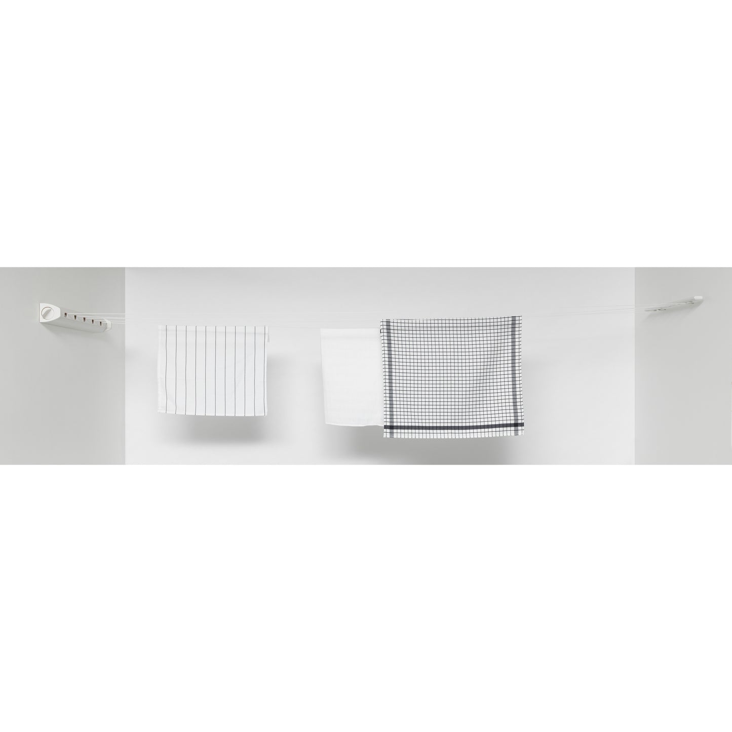 Pull-out Drying Line 22m-White