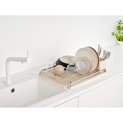 SinkSide Dish Drying Rack - Soft Beige