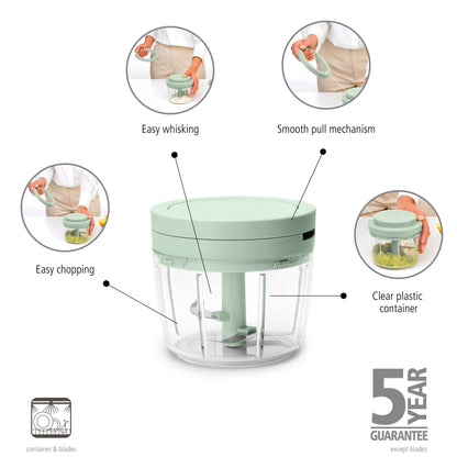 Tasty+ Manual Food Chopper - Jade Green