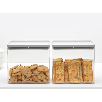 Tasty+ Stackable Canister, 3.5 litre - Light Grey