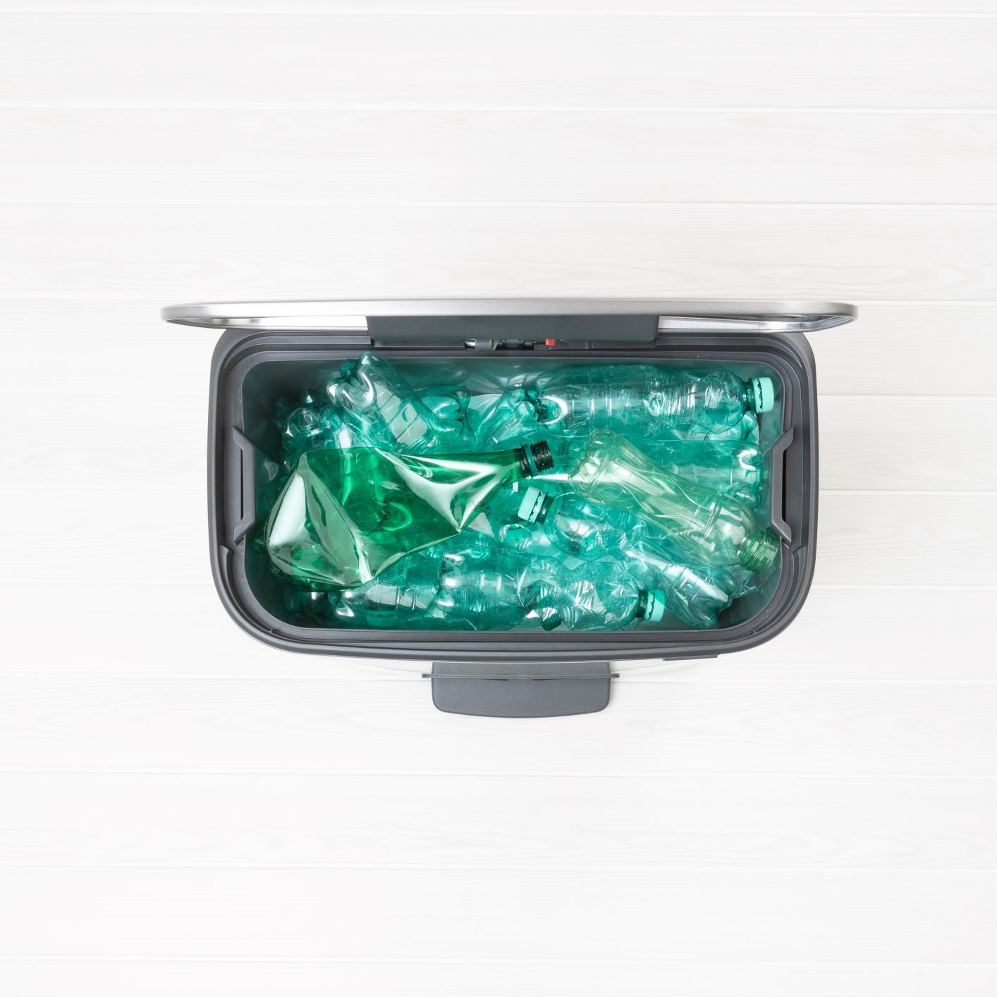 Bo Pedal Bin 60 litre - Matt Steel Fingerprint Proof