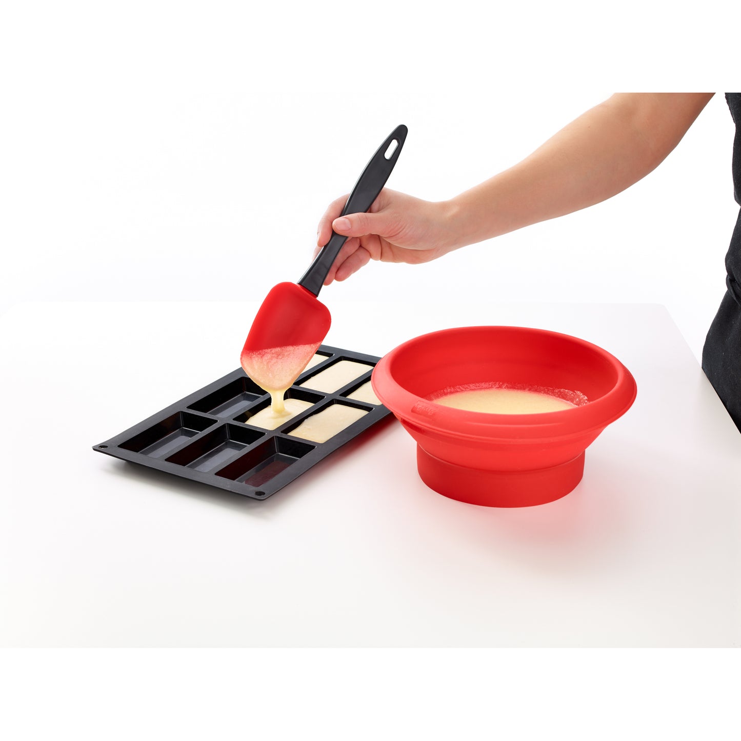 Financier Mould - 9 cav - Red