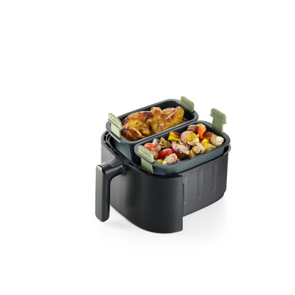 Air fryer Rectangular Basket - Grey