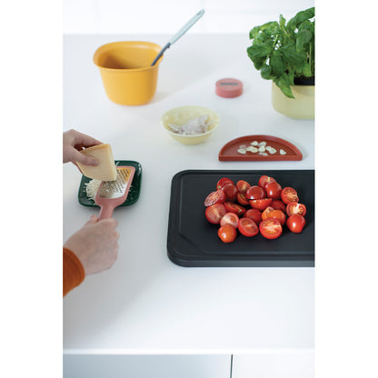 Tasty+ Coarse Grater plus Cover - Terracotta Pink