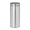 Touch Bin New 30 litre - Matt Steel