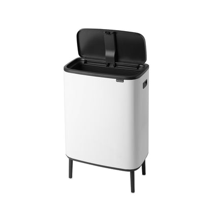 Bo Touch Bin Hi 60 litre - White