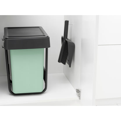 SinkSide Dustpan and Brush Set, with comb