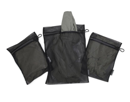 Wash Bags Set of 3 - Black