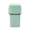 Sort & Go Waste Bin 12 litre - Jade Green