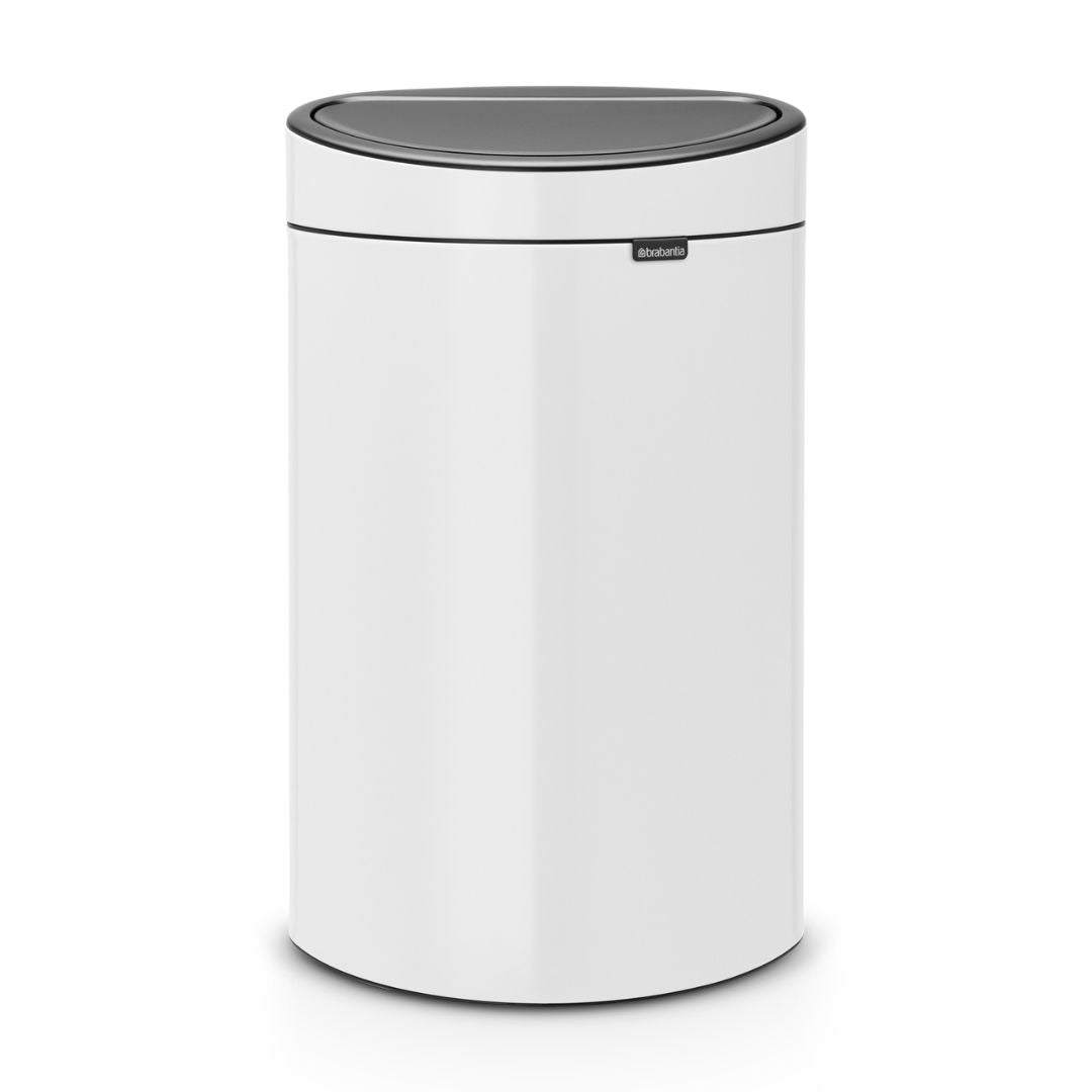 Touch Bin New 40 litre - White