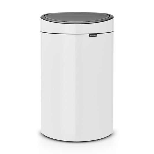 Touch Bin New 40 litre - White