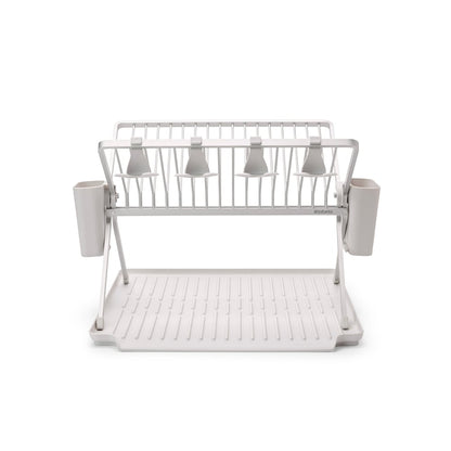 Foldable Dish Rack Large - Light Grey