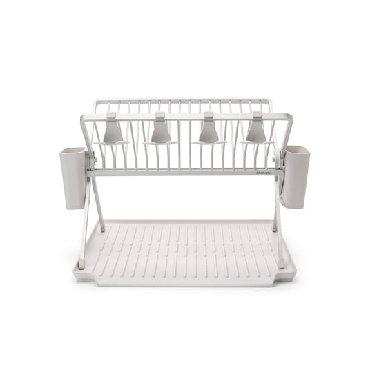 Foldable Dish Rack Large - Light Grey