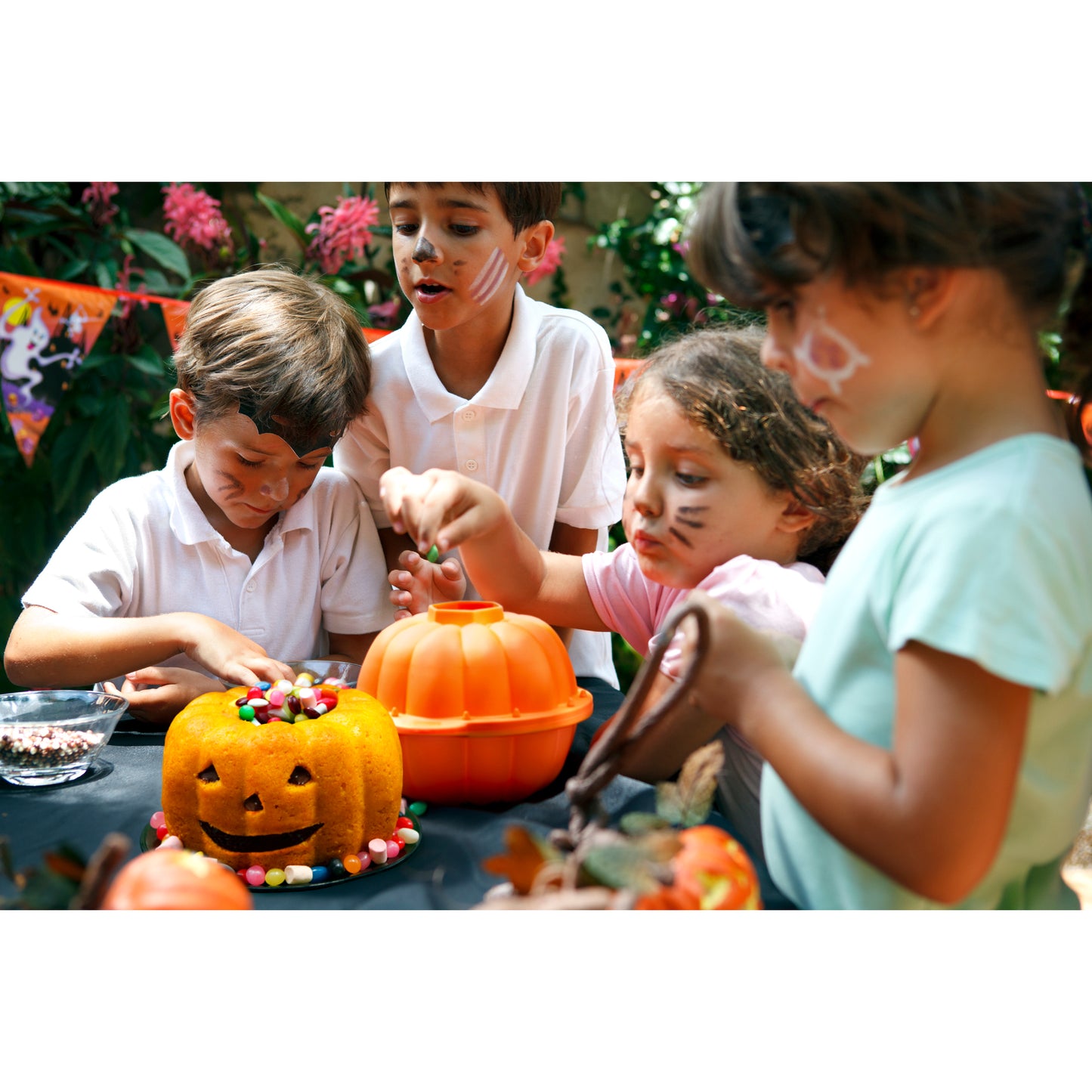 Silicone 3D Pumpkin Cake Halloween Mould