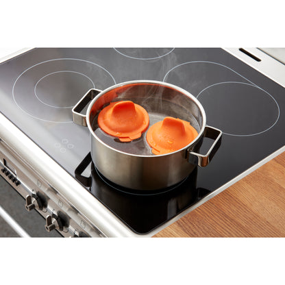 Egg Poachers Set of 2 - Orange