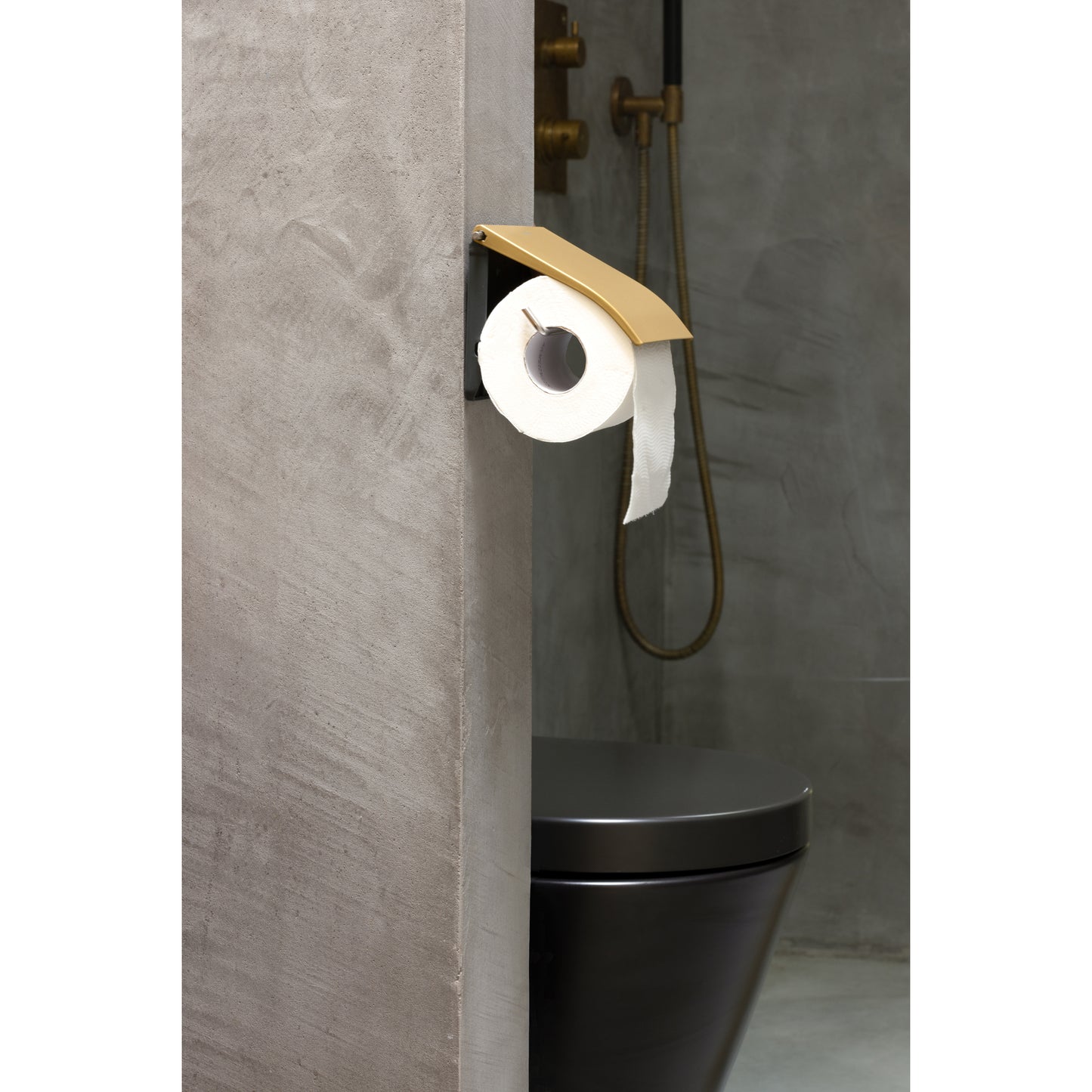 ReNew Toilet Roll Dispenser - Warm Gold