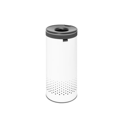 Laundry Bin 35 litre - White / Dark Grey Lid