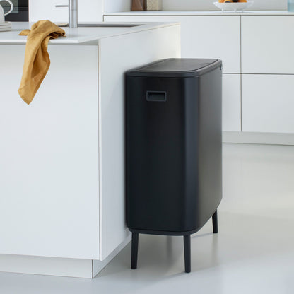 Bo Touch Bin Hi 60 litre - Matt Black
