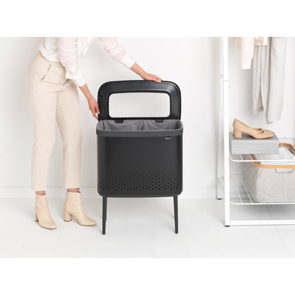 Bo Laundry Bin 60 litre - Matt Black