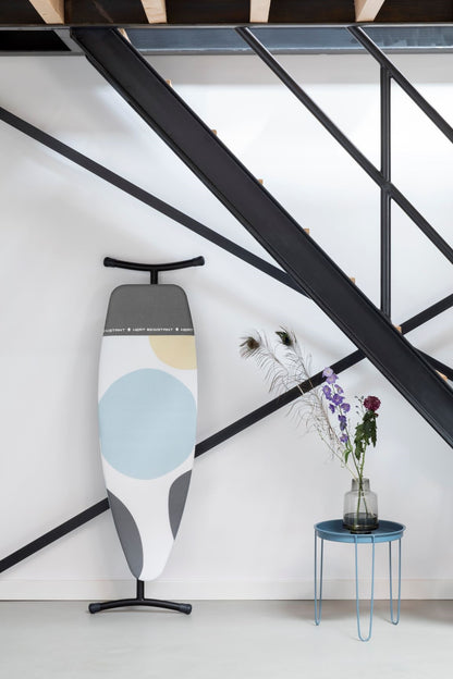Ironing Board 135x45cm (D) Heat Resistant Parking Zone - PerfectFlow Spring Bubbles