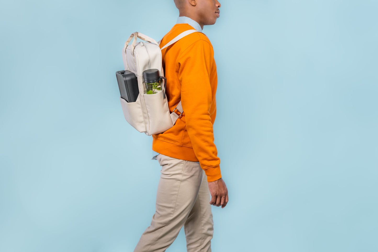 Make & Take Water Bottle with Strainer, 500ml - Dark Grey