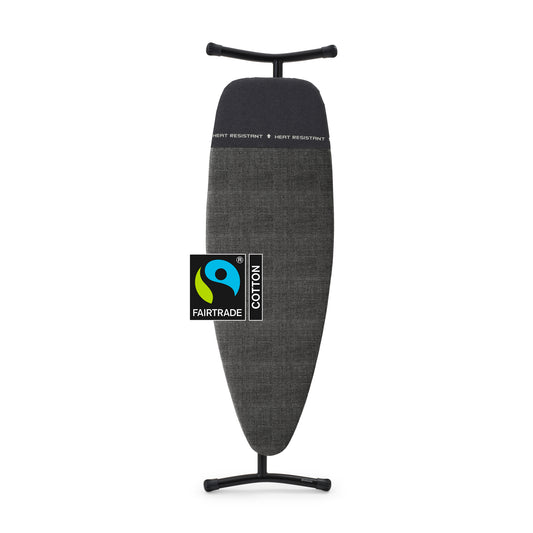 Steam & Ironing Board D, 135x45 cm, Heat Resistant Parking Zone - Denim Black