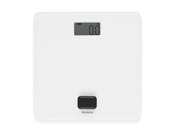 Battery Free Bathroom Scale - White