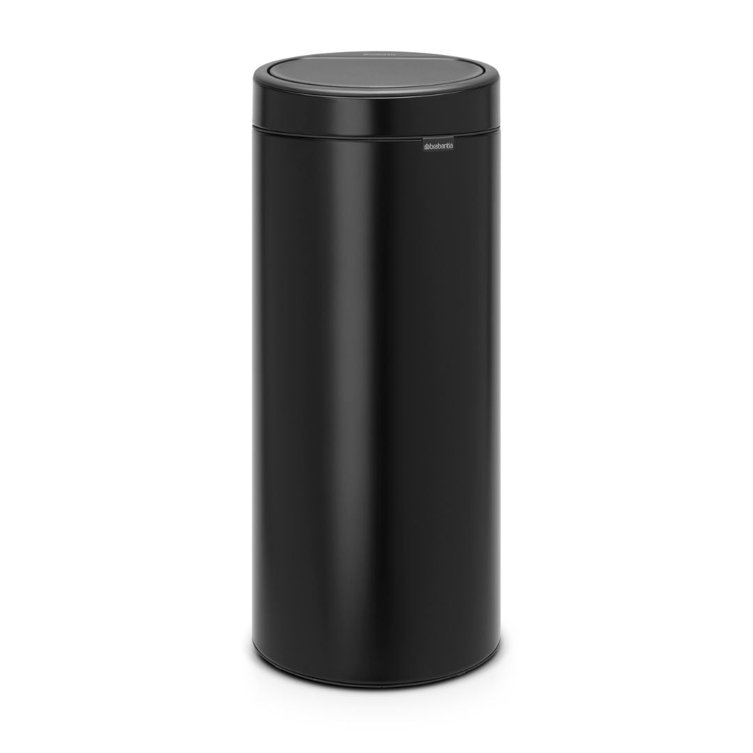 Touch Bin New 30 Litre - Matt Black
