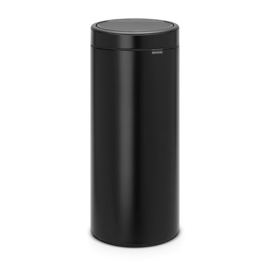Touch Bin New 30 Litre - Matt Black