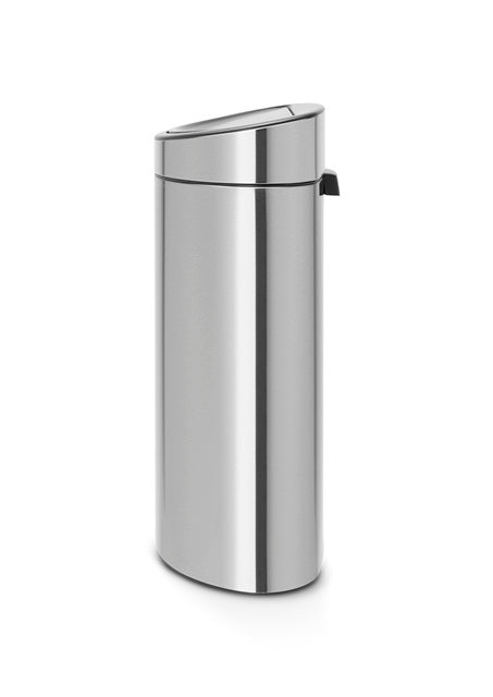 Touch Bin New 40 Litre - Matt Steel