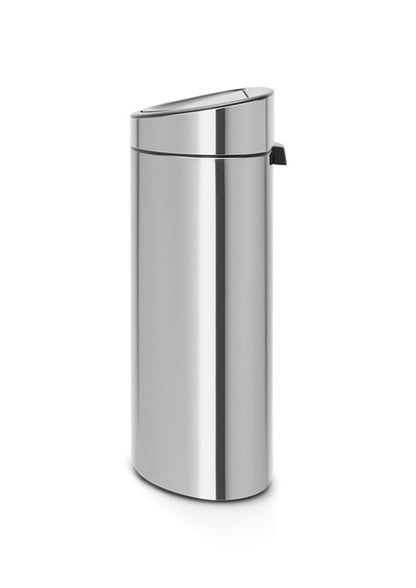 Touch Bin New 40 Litre - Matt Steel