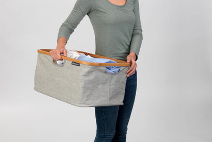 Foldable Laundry Basket 40 litre - Grey
