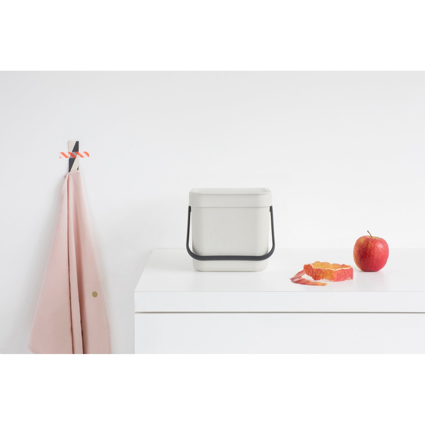 Sort & Go Waste Bin 6 litre - Light Grey