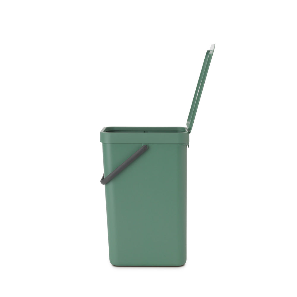 Sort & Go Waste Bin 16 litre - Fir Green
