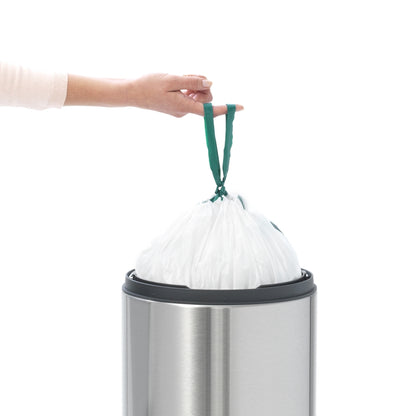 Touch Bin New 30 Litre - Fingerprint Proof Matt Steel