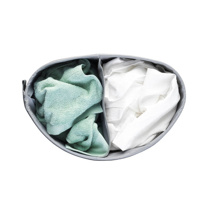 Laundry Bin 55 litre, Selector - White with Dark Grey Lid