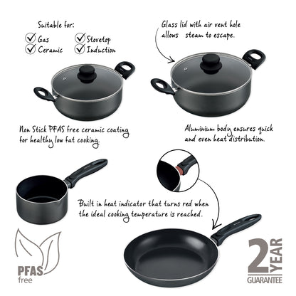 Signal non-stick 4(6) piece set