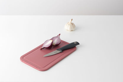 Tasty+ Chopping Board, Medium - Aubergine Red