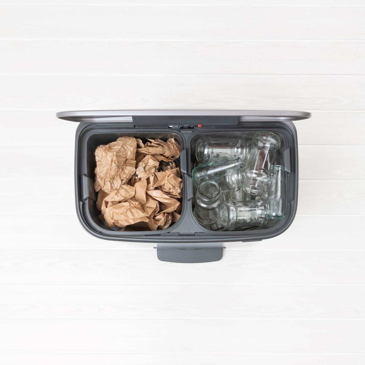 Bo Pedal Bin 2 x 30 litre - Platinum