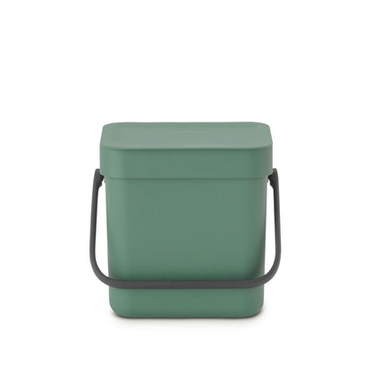 Sort & Go Waste Bin 3 litre - Fir Green
