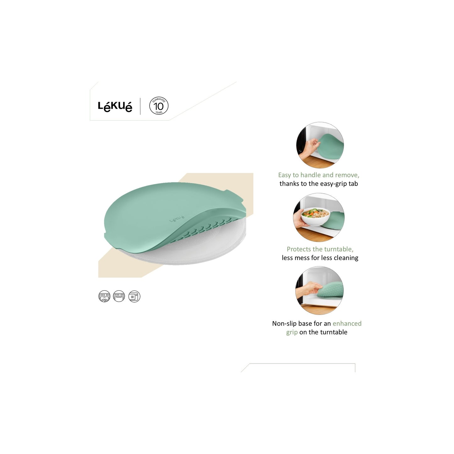 Microwave protective Mat - Green