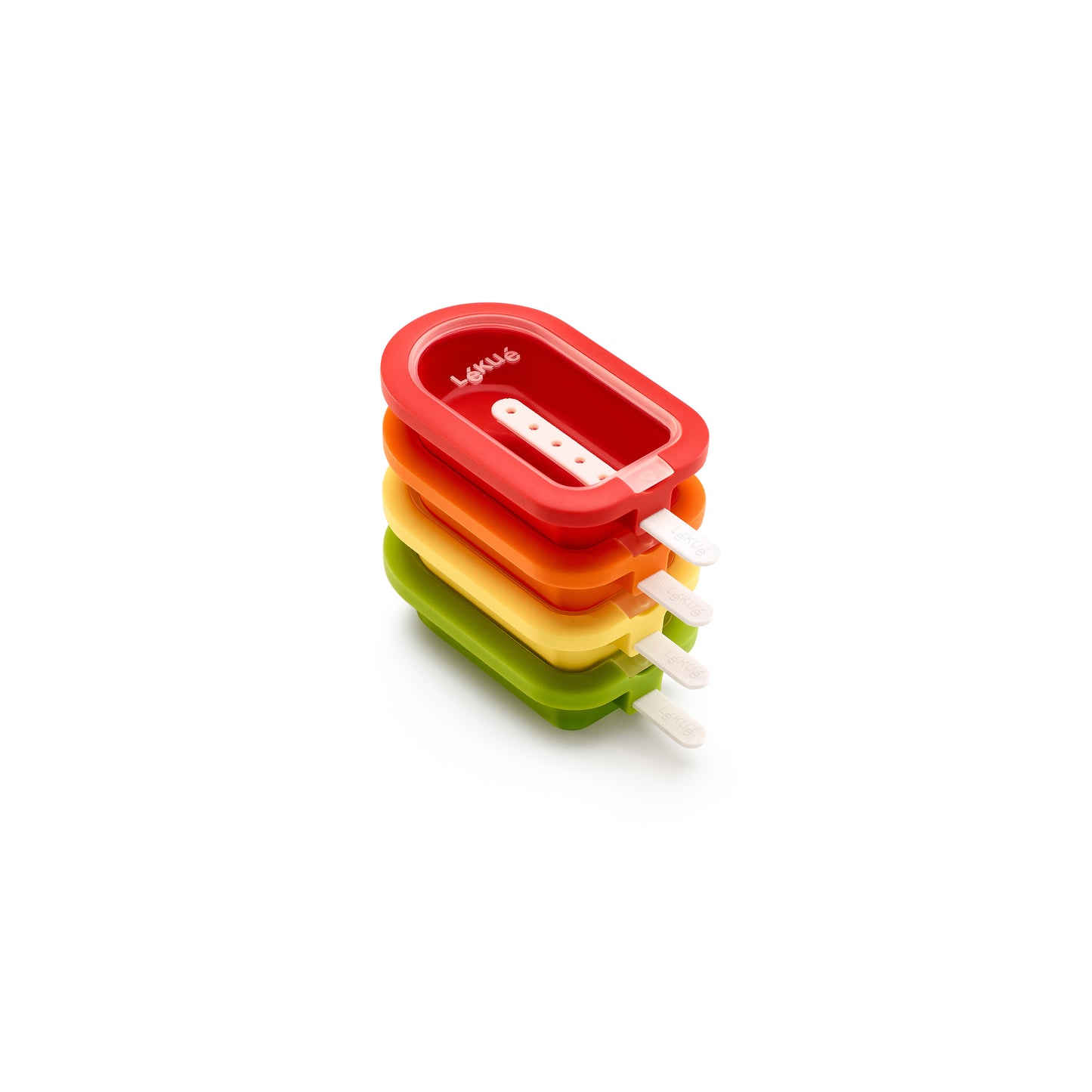 Stackable Ice Lolly Moulds Set of 4 - Mixed
