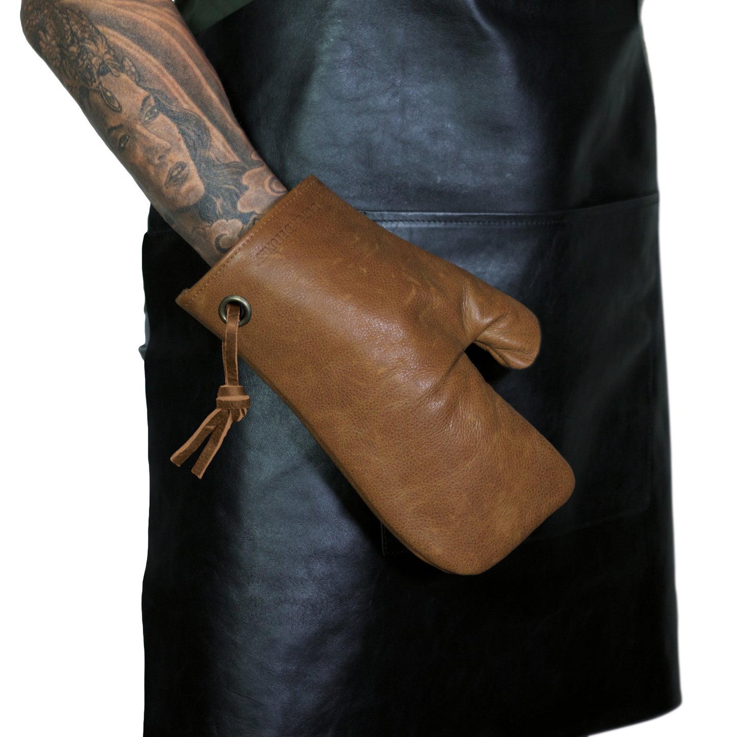 Oven Glove Vintage Leather VintageCognac