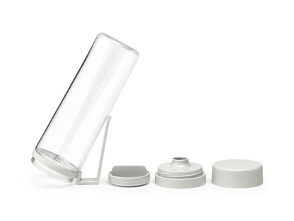 Make & Take Water Bottle with Strainer, 500ml - Light Grey