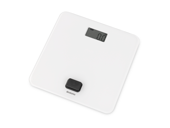 Battery Free Bathroom Scale - White