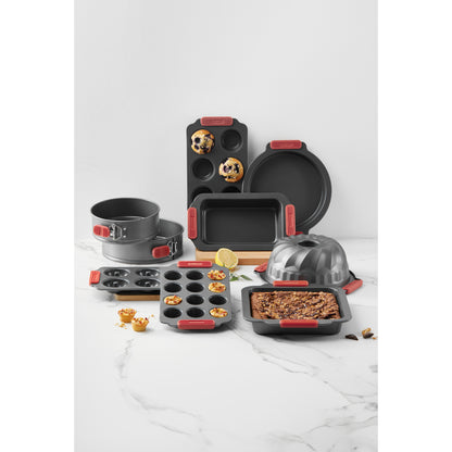 Non-Stick Square Cake Mould - 20cm - Grey