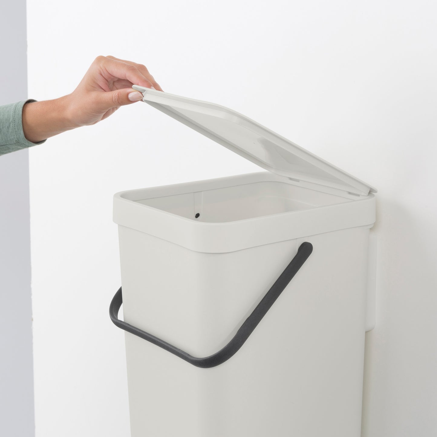 Sort & Go Waste Bin 16 litre - Light Grey