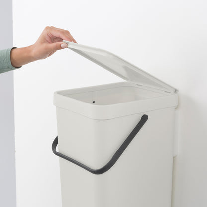 Sort & Go Waste Bin 16 litre - Light Grey