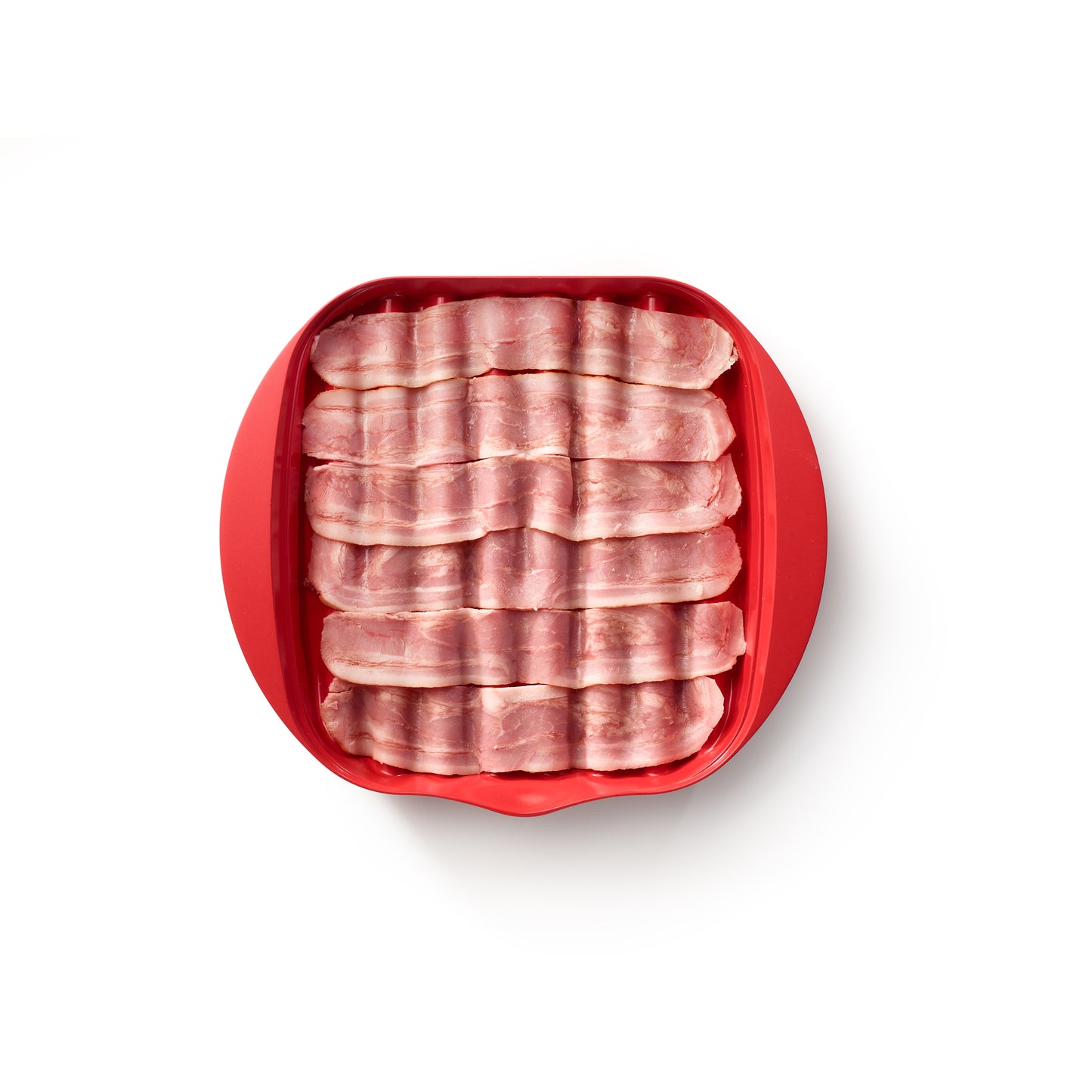 Microwave Bacon Cooker - Red